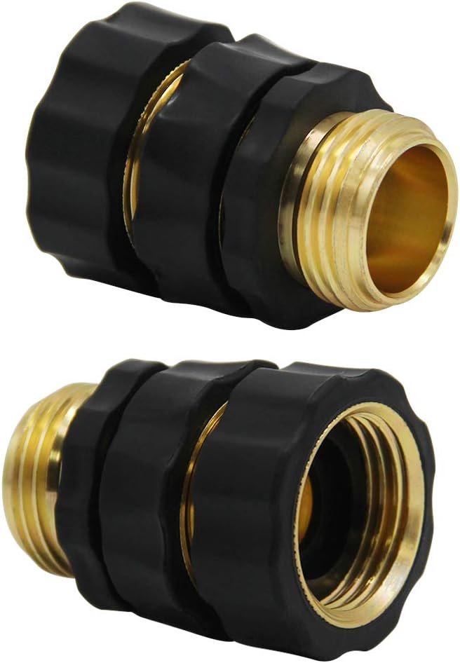 Twinkle Star 3/4 Inch Garden Hose Fitting Quick Connector Male and Female Set, 4 Set : Garden & Outdoor