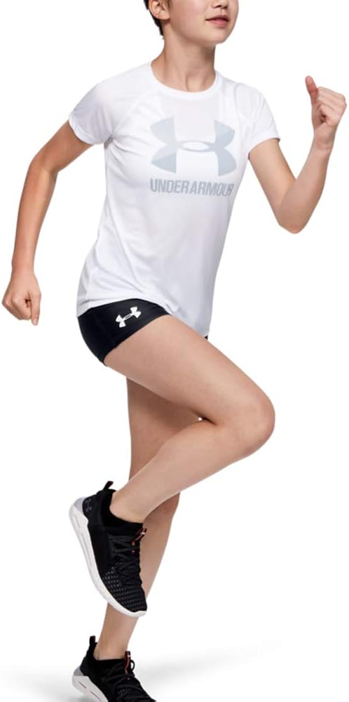 Under Armour Girls' HeatGear Armour Shorty: Clothing