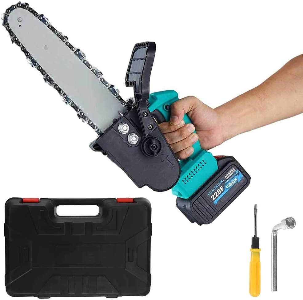 Dysel Mini Chainsaw Cordless Handheld with Battery and Charger