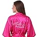 JOYTTON Women's Kimono Robe with Embroidered Mother of The Groom Fuchsia M