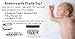 Coconut Essentials - Cradle Cap Brush and Comb Set - Infant Baby Boys Girls Perfect Shower Gift - Black and White