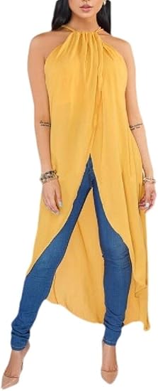 high low chiffon top