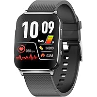 Yowow BIT Fitness Activity Monitor for Women Men,Health Tracker Watch with Heart Rate,Blood Oxygen,Blood Pressure,Blood Gluco
