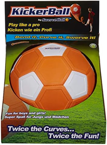 Balle Enfant Kickerball - Curve And Swerve Soccer Ball/Football Toy - Glow In The Dark As Seen In Tv Kicker Ball