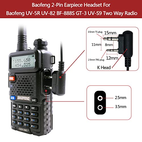 Ham Radio Handheld Baofeng UV5R Radio UHF VHF Dual Band Two Way Radio Long Range Handheld