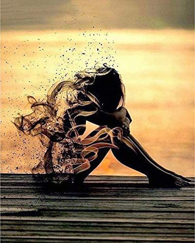 BYAMD 5d Diamond Painting Kits for Adults Kids Girl Full Drill Diamond dotz for Home Wall Decor 12x16inch(Canvas Size)