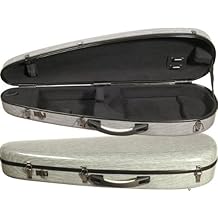 Funda para violín (moldeada Media Luna Gris Grano