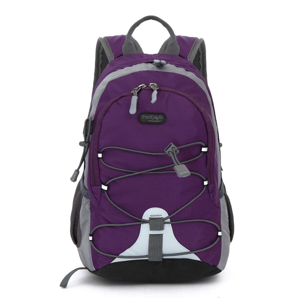 Bseash 10L Small Hiking Backpack for Kids Ages 3-6 Girls Boys Under 4 feet, Mini Waterproof Outdoor Sport Travel Camping Daypack (Purple)
