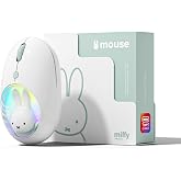 Miffy Wireless Bluetooth Optical Mouse Dual Mode (BT 5.0 and 2.4GHz) Rechargeable LED Plus-Version for macOS, ChromeOS, PC, Mac, Laptop, Tablets -Blue