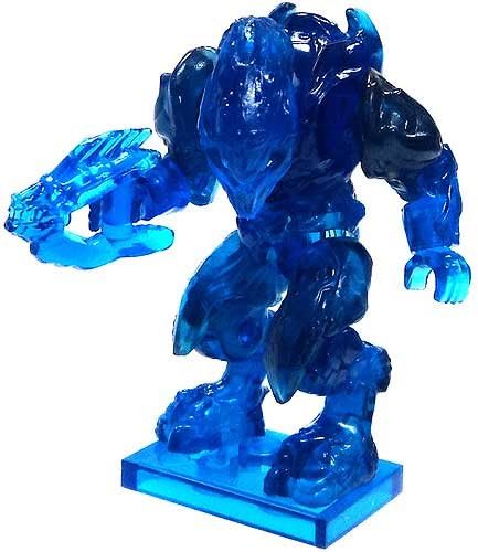 Mega Bloks Halo Series 7 Covenant Trans Blue Elite Zealot Minifigure [Loose]