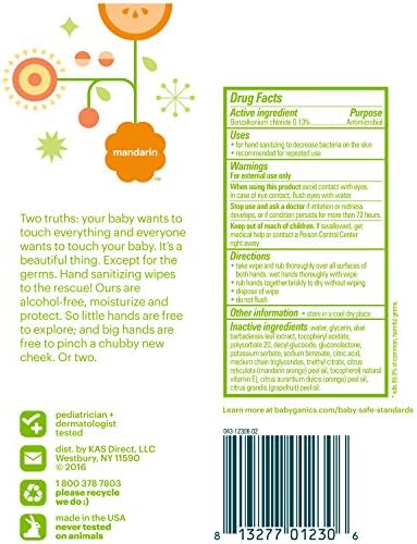 babyganics sanitizing wipes