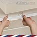 Curtain and Drapery Ceiling Track Set with Hooks - 3 Meter (9.8 feet) of Track, Easily Cut to Size and Everything Included for Install