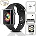 fabquality [3pcs] Case for Apple Watch Series 4 x2 44mm Screen Protector x2, iwatch All-Around 0.3mm Ultra-Thin Soft Transparent Cover + 1x Screen Protector and eBook