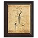 Personal-Prints | Golf Vintage Style US Patent Prints Wall Art | Framed Behind Acrylic Golfer Décor Featuring a Golf Club, Golf Tee, Golf Bag and Golf Ball (Set of 3 - Tee, Club and Ball)
