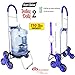 Stair Climber Trolley Dolly 2, Blue Grocery Foldable Cart Condo Apartment
