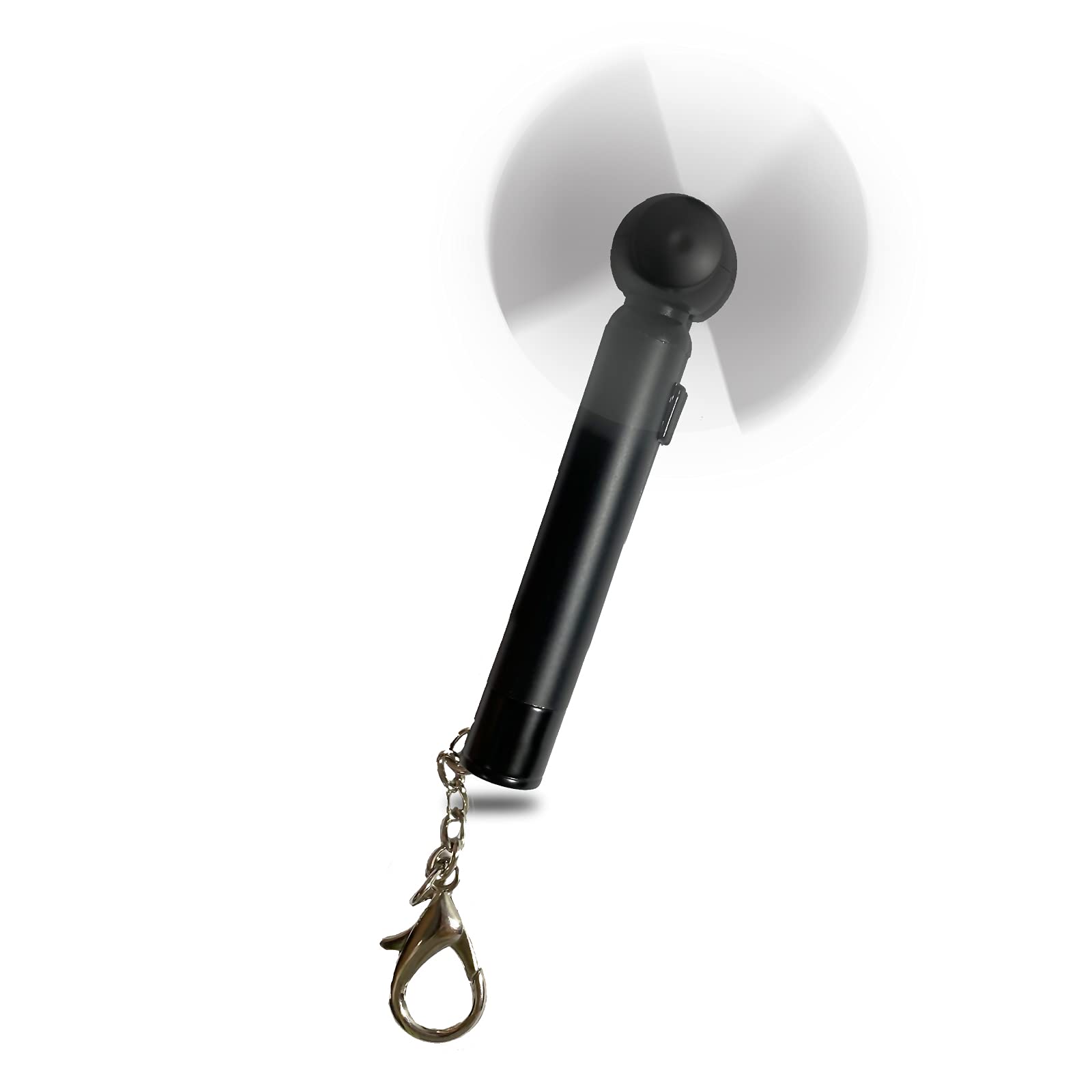 Handheld Mini Fan, Pocket Purse Portable - Gifts for Mom AAA Battery Replaceable Small But Powerful Personal Fan Cooling for Women Men Reading Home Office Outdoor Travel Camping-With Keyring