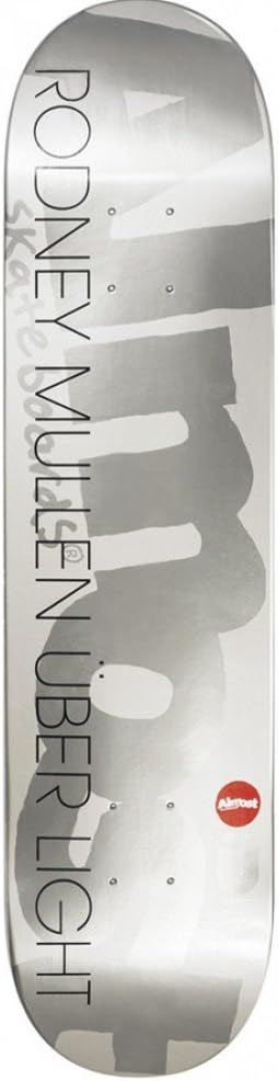 Almost Mullen Uber Unisex Adult's Skateboard Deck, Silver, 8" x 31,5625