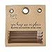 1907 Matte Wide Bobby Pins, Brown NHC005