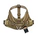 EXCELLENT ELITE SPANKER Tactical Dog Harness Patrol Harness Service Dog Vest Military Dog Vest Working Dog Vest with Handle(Coyote Brown-S)