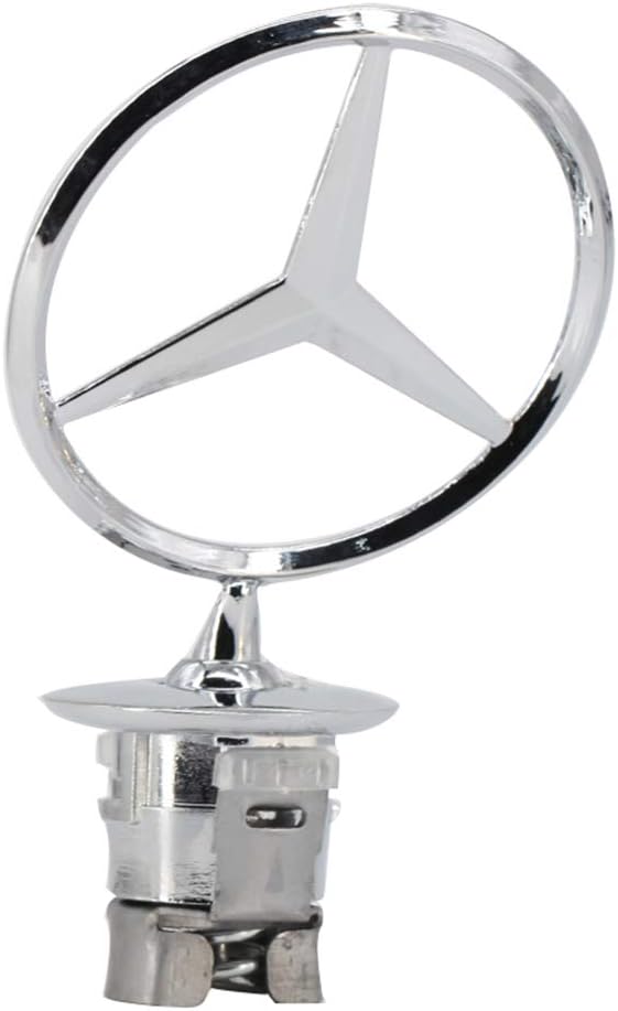 Cardiytools for Mercedes Benz Vehicle Hood Star Emblem Badge for Mercedes Benz C/E/S-class