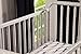 DaVinci Jenny Lind 3-in-1 Convertible Crib in Fog Grey, Removable Wheels, Greenguard Gold Certified
