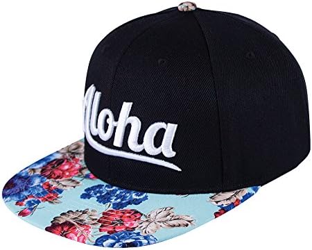 Pacific Brims Blue Floral Aloha Hat