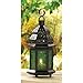Accent Plus Gifts & Decor Green Glass Moroccan Candle Holder Hanging Lantern