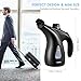 AICOK Steamer for Clothes, 950W Garment Steamer, 200ml Portable Handheld Fabric Steamer for Travel and Home, 40s Fast Heat-up, with Pouch and Brush, Black