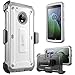 Moto G5 Plus Case, SUPCASE Full-body Rugged Holster Case with Built-in Screen Protector for Motorola Moto G5 Plus 2017 Release, Unicorn Beetle PRO Series - Retail Package (White/Gray)