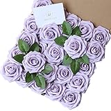 Breeze Talk Artificial Flowers Lilac Roses 25pcs