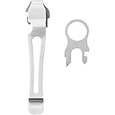 Leatherman Tool Group 934850 Quick-Release Pocket Clip and Lanyard Ring, Stainless Steel