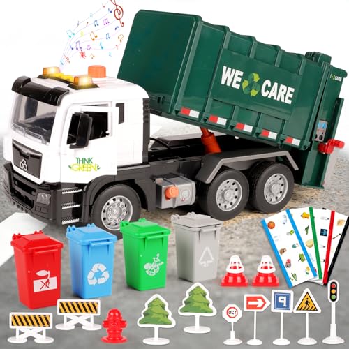 Garbage Truck Green