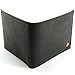 Alpine Swiss Men's RFID SAFE Men’s Leather Wallet Hybrid Bi-fold with Flip out ID, Black