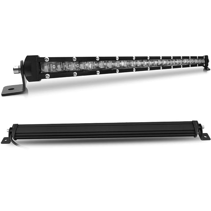 LED Bar led arbeitsscheinwerfer 31 zoll 79cm 150W Single Row Cree 6D Lamp Cup Off-road Lights for Cabin Boat SUV Truck ATV Ru