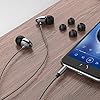 Earphones-Headphones-with-Mic-and-Volume-Control-In-Ear-Headphones-Earphones-Powerful-Bass-Sound-Wired-Earphones-with-Microphone-for-Samsung-and-Most-Smartphones-which-Support-Headphones-35mm-Jack Earphones Noise Isolating In Ear Headphones with Mic