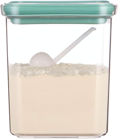 Amazon 真空透明ミルクパウダー缶穀物貯蔵容器キッチンナッツスナックコーヒー豆密封保管箱 色 緑 保存容器 キャニスター オンライン通販