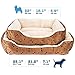 Animals Favorite New Rectangle Pet Bed with Dog Paw Print (22