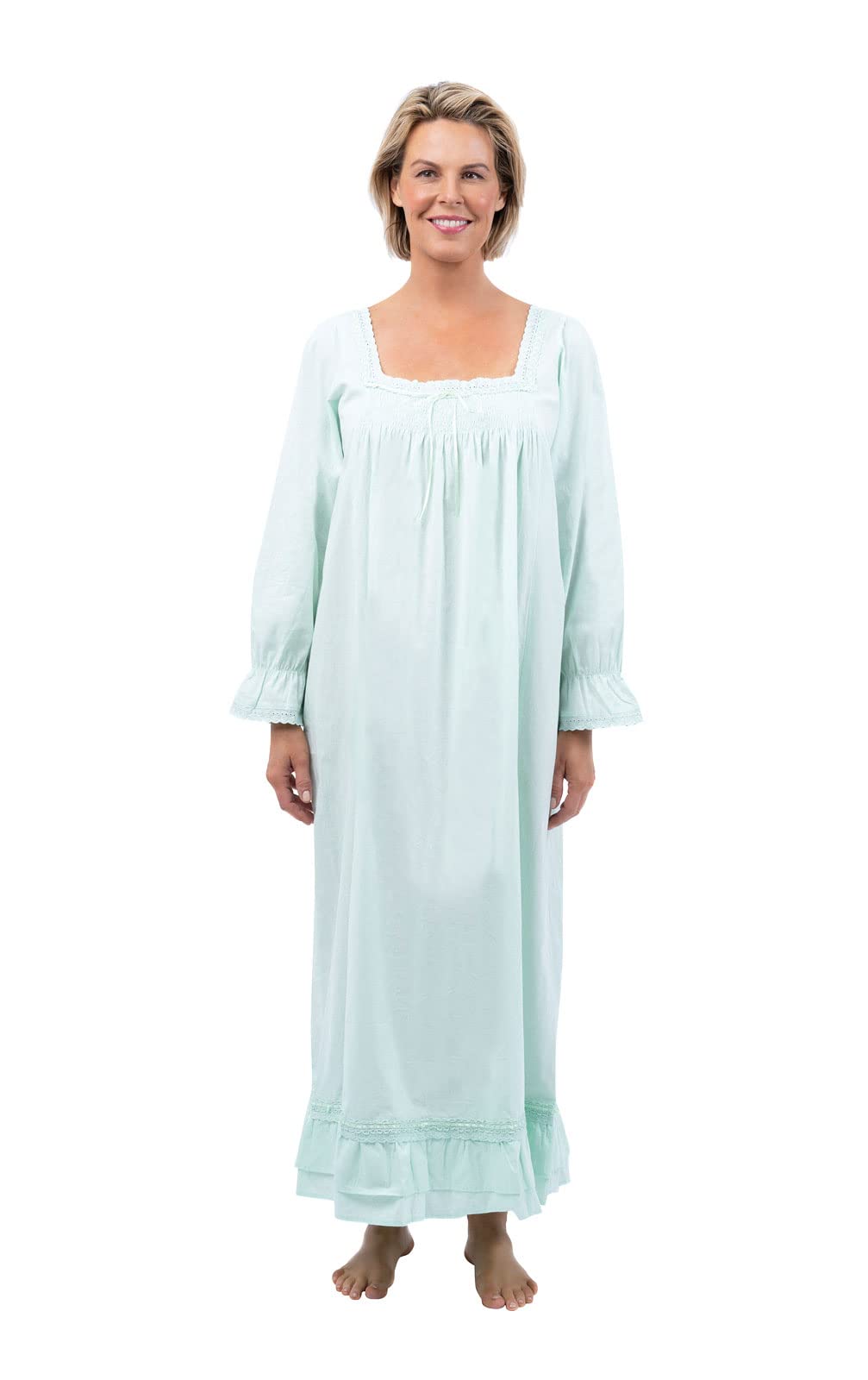 Photo 1 of The 1 for U Vintage Nightgowns For Women - Green Nightgown, Sea Glass, MD