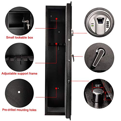 LANGGER V Quick Access Biometric Rifle Safe Large Gun Safe