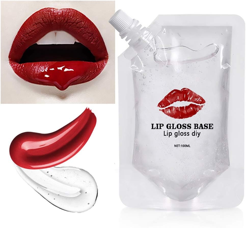 Calayu Lip Gloss Base DIY Lip Gloss Material Moisturising Lip Gloss Base Oil Handmade Liquid Lipstick Gel