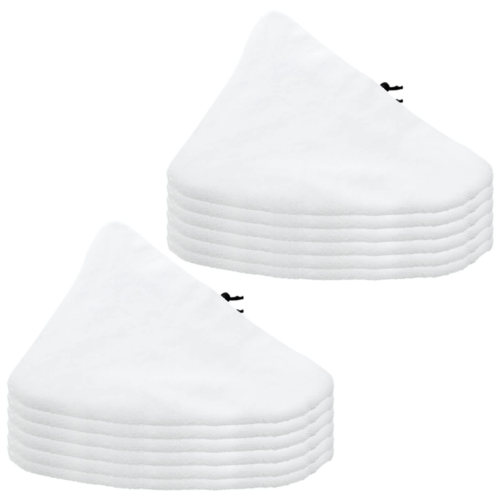 Photo 1 of FengWu 12 PCS Replacement Triangle Steam Mop Pads Reusable Washable Microfiber Steamer Cleaning Pads Compatible for Steamboy X5 H2O H20 S302 S001