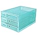 Exerz Paper Sorter 3 Drawer Wire Mesh A4 / Desk Multifunctional Desk Organiser/Multi-Layer Letter Tray - for Documents, Magazines, Notebooks and Letter