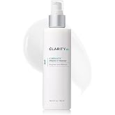 ClarityRx C-Results Vitamin C Facial Cleanser, Natural Plant-Based Brightening Face Wash with Lactic Acid