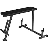 Seal Row Bench for Back Workout, Heavy-Duty Steel Rowing Bench with Barbell Holders, Incline Chest Support Bench for Home Gym Strength Training