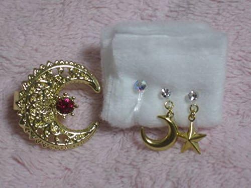 Amazon Co Jp 未使用 アクセサリー イヤリング 星 月 セーラームーン セット レディースアクセサリー プレゼント グッズ Usj ノンホイール ジュエリー