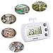 GDEALER Digital Refrigerator Thermometer Room Fridge Freezer Thermometer with Hook Max/Min, Waterproof, High Accuracy, Wide Range, Mini Design