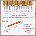 ZONMAS Wood Carving Tools Kit [Upgraded Version] Perfect for Pumpkin, Soap, Rubber and more, Best Small Wood Carving Tool Set for Kids & Beginners with Reusable Pouch, Wipe& Starter's Guide ebook