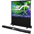 Elite Screens ezCinema 2, Portable Manual Floor Pull Up Scissor Backed Projector Screen, 84-Inch, Home Theater Movie Office Classroom Projection Carrying Bag, US Based Company 2-YEAR WARRANTY, F84XWV2