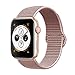 AdMaster Compatible for Apple Watch Band 38mm 40mm, Soft Nylon Sport Loop Replacement Wristband Compatible iWatch Apple Watch Series 4/3/2/1 Rose Pink