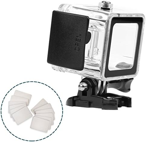 Impact Imagery - GoPro Session 45m Underwater Housing with Anti Fog Inserts - Protective Waterproof Dive Shell - Deep Water Scuba Case - Accessory Kit for Hero 4 &amp; 5 with Mount Bracket and Thumb Screw